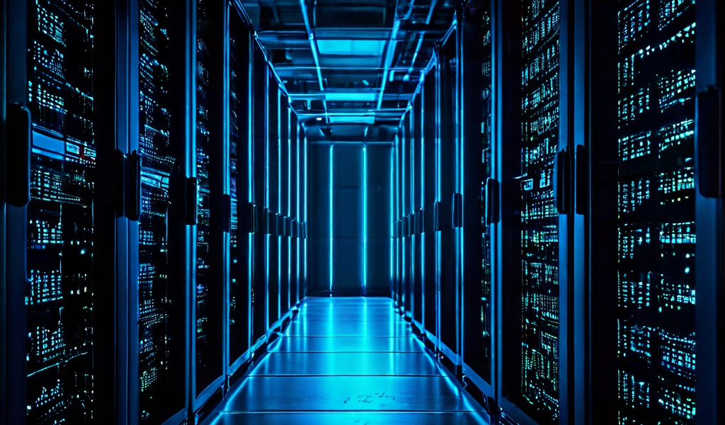 데이터베이스 서버에서 하나의 과도하게 사용되는 파티션이 빛나며 성능 병목 현상을 일으켜 다른 정상 파티션들의 쿼리 처리 속도가 느려지는 데이터베이스 성능 저하 문제를 시각적으로 표현한 개념도입니다.