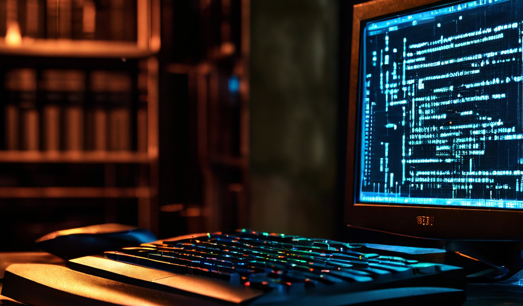 컴퓨터 화면에 치명적인 오류 메시지가 표시되고 데이터 스트림이 조각나며 이진 코드가 정적 잡음으로 변해가는 시스템 장애 상황을 묘사한 이미지입니다.