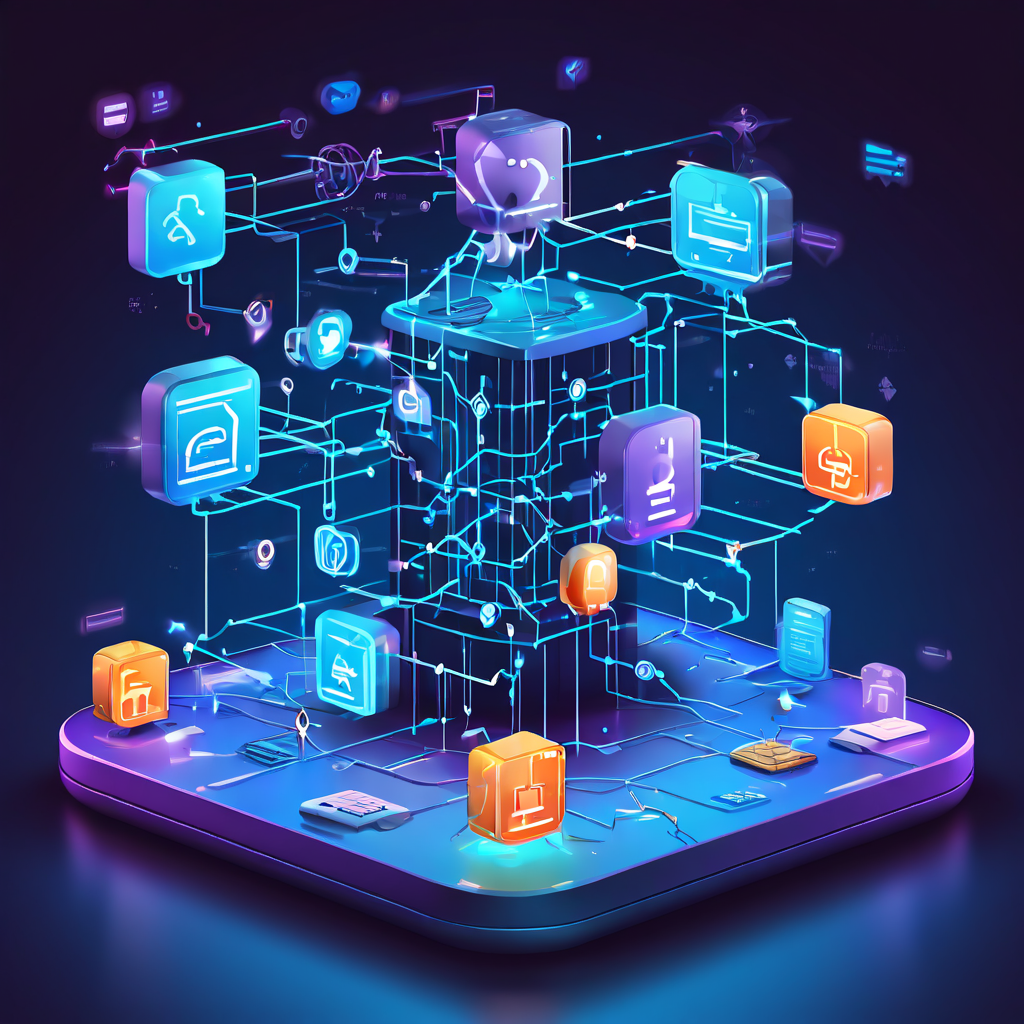 참조 링크 오류로 인한 사용자 불편을 상징적으로 표현한 이미지로, 끊어진 체인 링크와 차단된 플로우차트 주변에 좌절한 사용자 아이콘이 배치되어 디지털 플랫폼의 연결 문제를 시각화합니다.