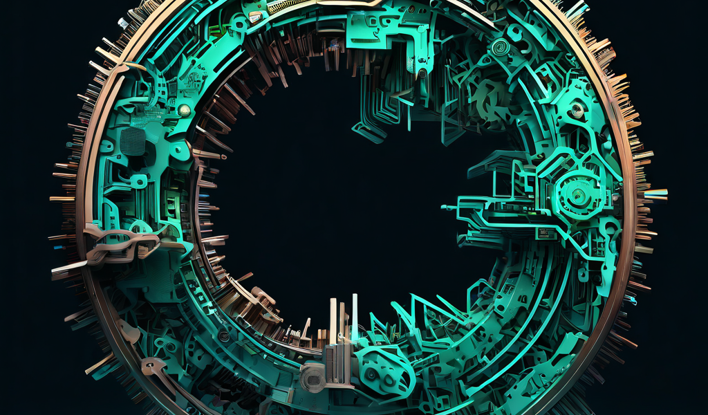 복잡하게 얽힌 수수료 메커니즘 기어 시스템에 의해 차단된 USDT 거래 실패를 화살표 기호를 통해 직관적으로 보여주는 개념도 이미지입니다.